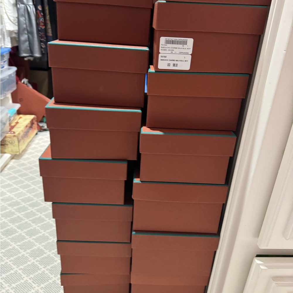 Loro Piana Terracotta Storage Boxes